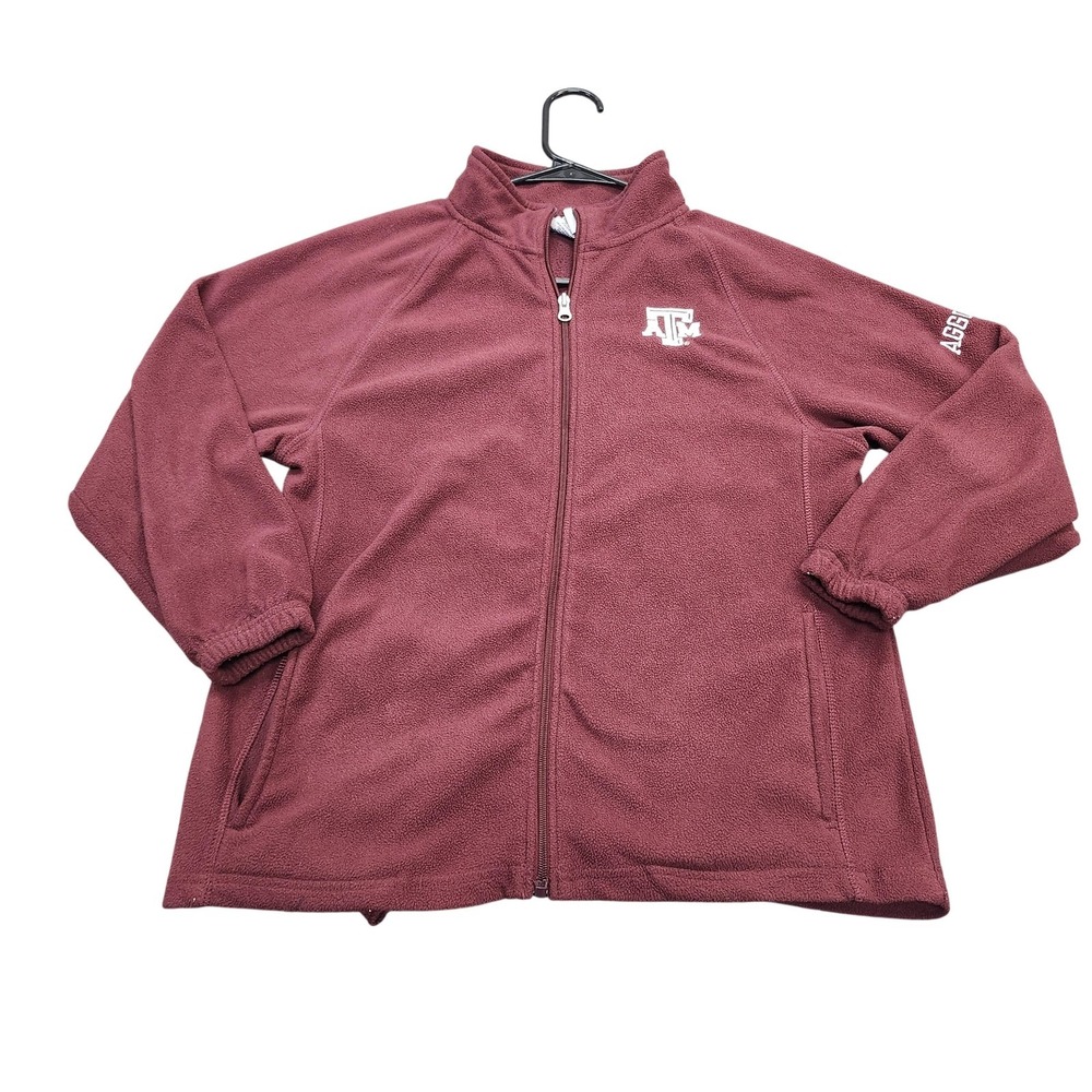 Texas A&M Aggies Jacket Womens Medium Red NCAA Football Pro Edge Fleece